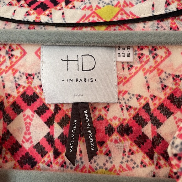 ANTHROPOLOGIE WOMENS BLOUSE LIKE NEW 0 BUTTONS - Picture 6 of 10